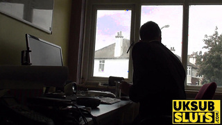 UKSubSluts.com - Huge-titted marionette COUGAR's donk ruined before jism degustating elation