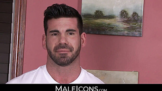 MaleIcons.com - Billy's smooth rubdown leading to a sultry sexual extract