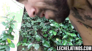 LecheLatinos.com - Kendro and Milo's poolside spunk-pump inhaling hangout