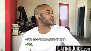 A naughty 3 way became unforgettable with Freddy and Marc drinking my man meat