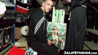 Ultra-kinky prisoners Fabien Roley and Tony Cisser pamper in a harsh humping