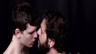 Another lush of beefy guy Eddie Danger wrecking Ethan Tates cock-squeezing brown-eye