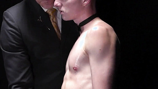 GayForSale.com - Gimp twunk played with a unshaved parent who's arms predominate and use him toughly