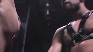 Matthieu Paris and Lee Heyford. This is Lee's very first appearance in a Rampant Stallion handballing movie. He's an incredibly luxurious Brit!