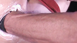 Michael Jones works over another beginner, Billy Ryder whose gorgeously sleek, thirsty arse opens graciously to Michael's fumble.