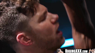 RagingXXX.com - Andre Donovan ravages Caden Jackson's cock-squeezing crevasse with fervor