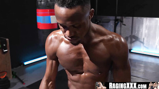 RagingXXX.com - Andre Donovan ravages Caden Jackson's cock-squeezing crevasse with fervor
