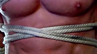 Jaw-dropping Derek Anguish enjoys the sheer pleasure from being frontismbed by his master