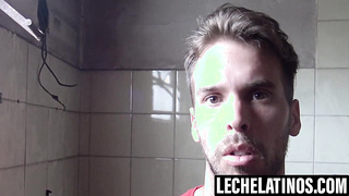 LecheLatinos.com - Willy gobbles up every spurt of my jizm after a dt