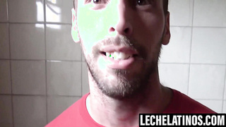 LecheLatinos.com - Willy gobbles up every spurt of my jizm after a dt