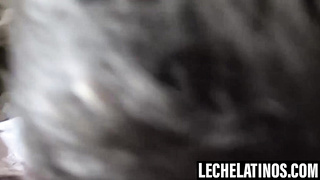 LecheLatinos.com - Willy gobbles up every spurt of my jizm after a dt