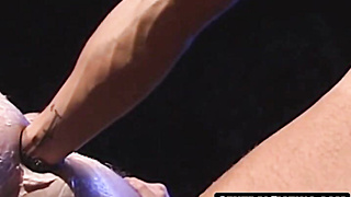 CentralFisting.com - Sean Harris greets Sagat's handballing shovels