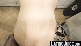 I enticed Valentino Nappystar with cash so my salami can examine his deep fuckhole