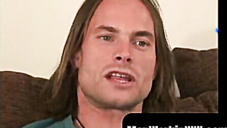 MenWorkinXXX.com - Long haired gay luvs a cigar before jacking off