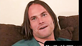 MenWorkinXXX.com - Long haired gay luvs a cigar before jacking off