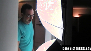 CodyVictorXXX.com - Black queer deepthroats daddies manhood and arches over for dicking down raunchy