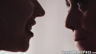 Black-haired lezzy Jill Kassidy munched wooly beaver in a spunky sex with Mackenzie Moss