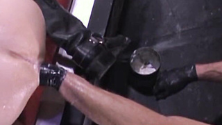 Michael Johns works over another newcummer, Billy Ryder whose stunningly sleek, thirsty rump opens kindly to Michael's fondle.