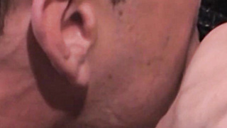 Aaron shovels Mason onto his back and works his way down to Mason's expert fuckhole. He shoves his tongue deep into the dark fuckhole of Mason's arse.