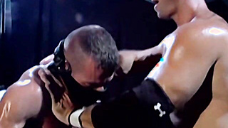 Jock Bryce Pierce tantalizes Luca Ciccone by toying and pinning his puffies