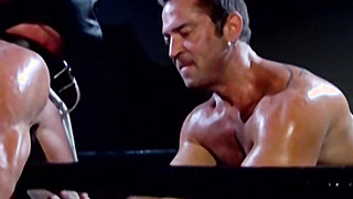 Jock Bryce Pierce tantalizes Luca Ciccone by toying and pinning his puffies