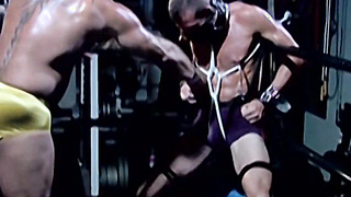 Jock Bryce Pierce tantalizes Luca Ciccone by toying and pinning his puffies