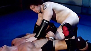 Macho guy Bryce Pierce tugs a fantastic boy puffies and slaps him