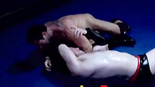 Macho guy Bryce Pierce tugs a fantastic boy puffies and slaps him