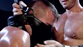 Macho guy Bryce Pierce tugs a fantastic boy puffies and slaps him