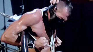 Macho guy Bryce Pierce tugs a fantastic boy puffies and slaps him