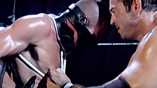 Macho guy Bryce Pierce tugs a fantastic boy puffies and slaps him