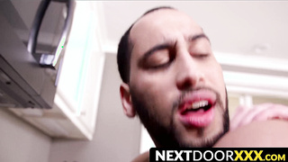 NextDoorXXX.com - Bi-racial without a condom lovemaking with Jackson Cooper and David Rose in a spunky tryst