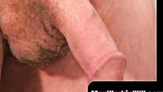 MenWorkinXXX.com - Bulky mature plumber jerks his firm huge trouser snake