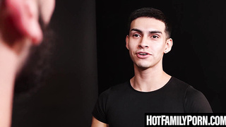 HotFamilyPorn.com - Seducing steaming step uncle Marco Lorenzo for barebacking