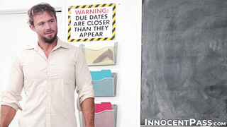 Ultra-kinky students Karter Foxx and Scarlett Sage get pulverizes by super-fucking-hot instructor Justin Magnum