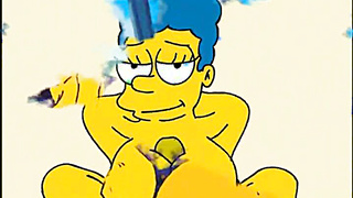 Marge Simpson manga porn COUGAR