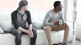 Light-haired Zach Covington indulges in licking my dick before I penalizes his thirsty culo