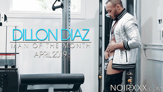 Smoking molten Dillon Diaz milked his good-sized salami of jizm by solo milking