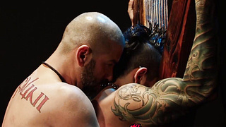 Bulky Draven Torres takes a flagellating rigid and hasty and wants more