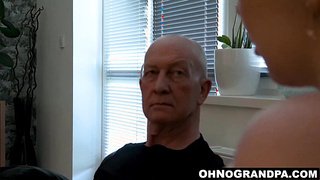 Buxom honey Vera Jarw revels step grandfather's taste