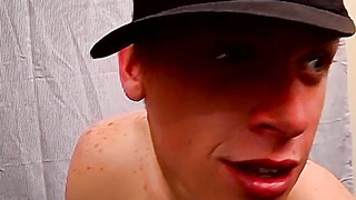 Young blonde fapping off before deep rectal intrusion