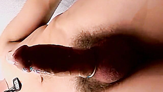 Young blonde fapping off before deep rectal intrusion