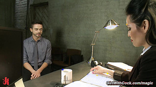 Trans agent face drills fellow