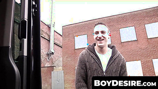 BoyDesire.com - Brit jock's camper 3some large salami blowout