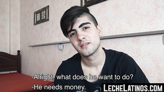 LecheLatinos.com - Uber-cute heterosexual Latino's ample wet stiffy venture for cash