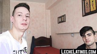 LecheLatinos.com - Uber-cute heterosexual Latino's ample wet stiffy venture for cash