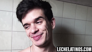 LecheLatinos.com - Sebastian's proficient throat taunts my huge man sausage