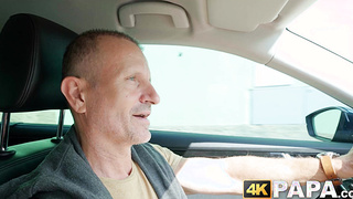 Boyfriends muscled step-father delights Sarah Kays cootchie in the forest