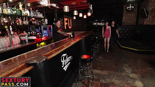 Ultra-cute black-haired damsel is conformed a XXL weenie instead of guzzles