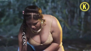 Desi Cougar fuckfest in Outdor